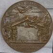 Frankreich Deutsch Französischer Krieg Bronzemedaille 1870 1871 Luftfahrtgeschichte Belagerung von Paris Kommunikation per Brieftaube Ballon vz min Kr.