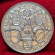 Deutschland Karl Goetz Silbermedaille 1936 Heinrich I. 936 1000. Todestag Erster „Deutscher“ König im „1. Deutschen Reich USA au cleand