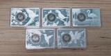 Bundesrepublik Deutschland 5 x 5 Euro + 5 Barren aus Sterling Silber je 2 oz 2017 A D F G J Tropische Zone Komplettsatz - in beleuchteter Box - fast 290 Gramm Feinsilber BU coinset with box & coa