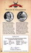 USA 1 Dollar Silbermünze 1990 100. Geburtstag von Dwight D. Eisenhower Proof with capsule & certificate