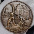 Deutschland Erfurt Wartburg Karl Goetz Große Bronzemedaille Maientage 1926 Beethoven Goethe Unc as cast