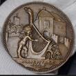 Deutschland Erfurt Wartburg Karl Goetz Große Bronzemedaille Maientage 1926 Beethoven Goethe Unc as cast
