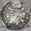 Belgien Spanische Niederlande Brabant Filipsdaalder Taler Ecu Philipp II. PHILIP II 1555–1581 Antwerpen Philipsdaalder VF/EF removed mount reverse