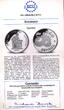 Spanien 5 ECU 1991 Averroes Proof with capsule, certificate