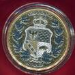Deutschland 10 Mark 2 Unzen Silber & Farbauflage 2019 The Allegories Britannia & Germania Diamond Dust -GERMANIA MINT- BU, coa, box