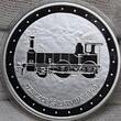 Lettland Latvija Latvia 1 Lats 2011 150 Jahre Eisenbahn Railway in Latvija Lettland Proof with original Packaging