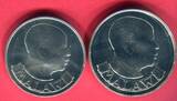 Malawi 5 + 10 Kwacha Silber 1978 Steppenzebra & Rappenantilope - Gefährdete Tierwelt WWF Stempelglanz minimal beschlagen