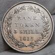 Großbritannien, England, 3 Shilling Bank Token 1815 Bank of England Georg III. (1760 - 1820) USA AU min cleaned