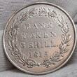 Großbritannien, England, 3 Shilling Bank Token 1815 Bank of England Georg III. (1760 - 1820) USA AU min cleaned