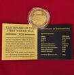 Niue Islands Inseln 100 Dollars 1 Unze Ounce Gold 2016 Centenary of the First World War 1914 - 1918 Western Front Fromelles Proof Lenticular Application Box COA