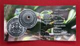 Burkina Faso 1000 Francs CFA Silbermünze 1 Unze Silber 2017 Cameleon Eye Kameleon Auge Chameleon Antique Finish with box, carton & coa