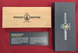USA, Kanada & Mexiko 3 x 1 Unze Silber 2015 Nugget Edition - The Americas - mit echten Goldnuggets BU partly gilded with box, coa & carton