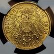 Sachsen Königreich Deutschland Kaiserreich 20 Mark 1913 E König Friedrich August III. 1904 - 1918 Seltenster Jahrgang Low Mintage NGC MS 63