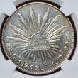 Mexico 8 Reales 1893 GO RS Guanajuato City NGC MS 62