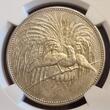 Deutsch Neuguinea New Guinea 5 Mark USA NGC Grading 1894 A Paradiesvogel Paradise Bird Neu-Guinea Compagnie NGC AU 58
