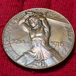 Deutschland Germany Kaiserreich WWI Bronzemedaille Guß 1916 Dated General von Linsingen Siegfried mit Schwert Unc toned matte min scr. contact marks