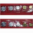 Komoren Archipel des Comores Essai Proben Pattern Set 1 - 20 Francs 5 Coins 1964 Monnaie de Paris Satz fünf Münzen 3 x Aluminium, 2 x Alu/Bro. Uncirculated Alu/Bro coins some haze
