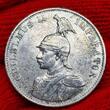 Deutsch Ostafrika DOA German Eastafrica 2 Rupien Rupees 1893 Kaiser Wilhelm II. Adlerhelm Garde Du Corps EF Removed Mount