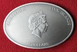 Cook-Inseln, Cook Islands 5 Dollar Silbermünze 2012 Sistine Chapel - Ceilings of Heaven - mit Nano Chip - Sixtinische Kapelle Antique Finish with capsule & coa