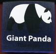 Burkina Faso 100 Francs CFA mit Farbauflage Titanium 2016 Großer Panda - Giant Panda BU in capsule w. certificate; orig.packaging