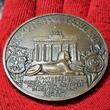 Ägypten Egypt Germany Bronzemedaille Rand Edge Bronze 1929 X. - XIII. June King Fuad I. 1868-1936 Staatsbesuch 1929 in Deutschland von Vernier/Bezner Unc brown min edgenicks