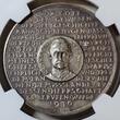 Karl Goetz Deutschland Weimarer Republik Germany SILVER 1930-DATED Kaiser Barbarossa 1180 Belehnung Otto von Wittelsbach mit Bayern NGC MS 63 Matte