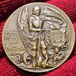 Deutschland Kaiserreich Bronzemedaille Geprägt Struck 1910 Graf Helmut von Moltke Ehrung in der Walhalla Karl Goetz Rar AU/unc Brown rev edgenick