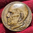 Deutschland Kaiserreich Bronzemedaille Geprägt Struck 1910 Graf Helmut von Moltke Ehrung in der Walhalla Karl Goetz Rar AU/unc Brown rev edgenick
