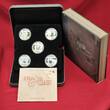Tuvalu 5 x 1 Dollar Farbmünzen 2011 Heroes & Villains Helden und Schurken Proof colorated coin set with box, coa & carton