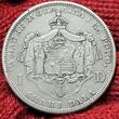 Hawaii 1 Dollar 1883 King Kalakaua EF grey toning