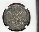 Germany Deutschland Weimarer Republik Silver Medal Silbermedaille 1927 80.Geburtstag Hindenburg 1847-1927 Finest Known To NGC Top POP NGC MS 62