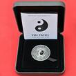 Tuvalu 1 Dollar 2016 Yin Yang Rotating Charm Coin Antique finish, original packaging