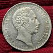 Germany Deutschland Bayern Bavaria 2 Taler Doppeltaler 1854 Maximilian II. Joseph 1848 - 1864 Unc- cleaned min scr.