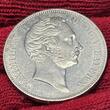 Germany Deutschland Bayern Bavaria 2 Taler Doppeltaler 1854 Maximilian II. Joseph 1848 - 1864 Unc- cleaned min scr.