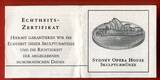 Cook-Inseln, Cook Islands 10 Dollars Skulpturmünze teilvergoldet 2008 Weltmonumente Sydney Opera House proof with german coa