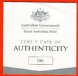 Australien 1 Dollar Silbermünze - 1 oz Silber 2021 Footprints in Time - Mungo National Park Proof with box, carton & coa