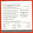 Australien 1 Dollar Silbermünze - 1 oz Silber 2021 Footprints in Time - Mungo National Park Proof with box, carton & coa