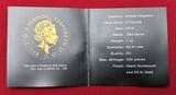 United Kingdom, Großbritannien 2 Pfund Pounds Silbermünze - 1 Unze Silber 2016 Gold Shadows - Britannia Shadows BU black rhuthenium & 24 kt gold with box & coa