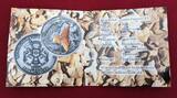 Burkina Faso 1000 Francs CFA Silbermünze 2016 World of Evolution - Selachii - mit fossilem Haifisch Zahn - Shark Handmade Antique Finish Premium with orig. packag.