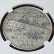 Germany Deutschland Kaiserreich Silvermedal Silbermedaille 1909 Zeppelin Thaler Fahrt Rhein Westfäliches Industriegebiet Z III NGC UNC Details Cleaned