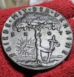 Germany Deutschland Karl Götz Medaille Eisen Gußmedaille geschwärzt 1918 Frieden mit der Ukraine Peace with .. Brot Bread AU almost as cast usual casting flaws
