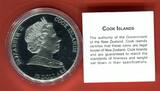 Cook-Inseln, Cook Islands 10 Dollar - 2 oz Silver Coin 2008 Alexander II. Nikolajewitsch - Tsars of Russia - partially gold plated Proof colorated with capsule & coa