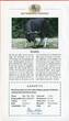 Nordkorea 5 Won 2002 Gefährdete Tierwelt - Kouprey - Asiatisches Wildrind proof in capsule with certificate