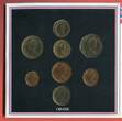 Großbritannien Great Britain England 8 Münzen - 1/2 Penny bis 1 Pound 1983 Kursmünzensatz - Official Coin Set UNC. Coinset