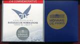 Frankreich 2 Euro Gedenkmünze 2014 70 Jahre D-Day - Schlacht in der Normandie proof in capsule w. certificate, orig. packaging
