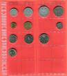Monaco Lot 11 Münzen versch. Nominale 1945 Sammlung au to unc Mintstate on page some Haze