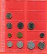 Monaco Lot 11 Münzen versch. Nominale 1945 Sammlung au to unc Mintstate on page some Haze