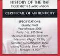 Nauru 5 Dollars Silbermünze 2008 Tiger Moth & Avro Anson proof in capsule with certificate