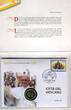 Vatikan 2 Euro Gedenkmünze 2015 8. Weltfamilientreffen - Papst Franziskus - Philadelphia USA BU with philatelic-numismatic cover