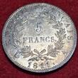 Frankreich France 5 Francs 1811 A Napoleon I. Empereur au/unc min scr. min cleaned